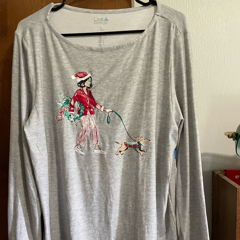 Croft and Barrow pajama top